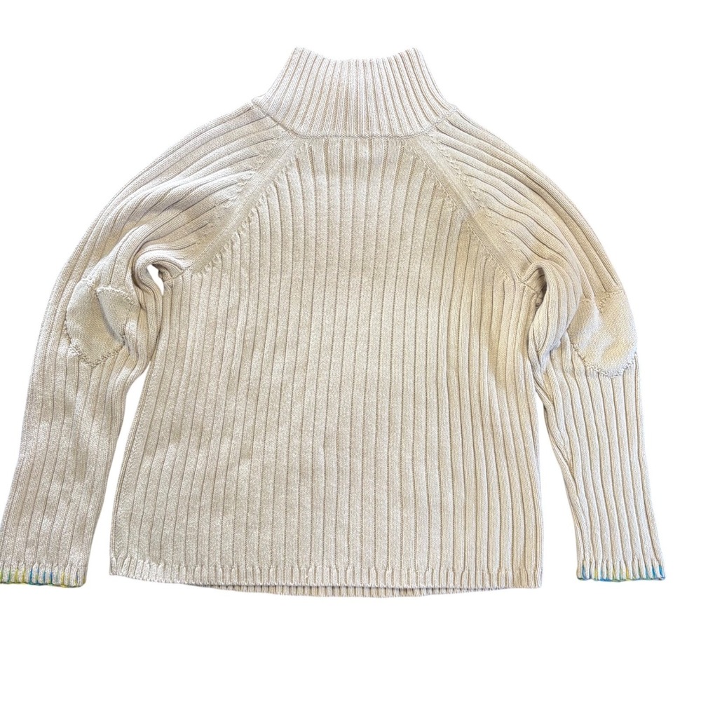 Lisa Todd Spellbound Knit Ribbed Sweater Zipper Neck Women's Size XL - Picture 7 of 9